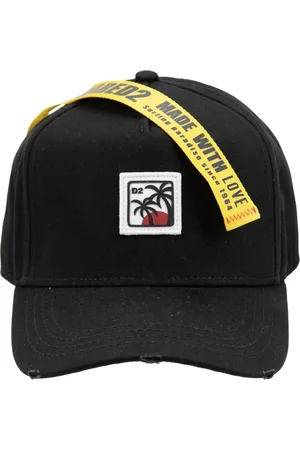 Dsquared2 Caps, unisex, , ONE SIZE, Stitched Logo Baseball Cap Fibbia