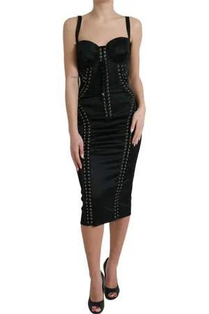 Dolce & Gabbana Midi Dresses, female, , S, Elegant Lace Midi Dress