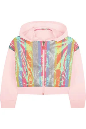 Billieblush Sequin Zip Up Top