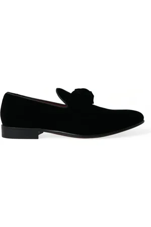Dolce & Gabbana Loafers, male, , 6 UK, Luxury Velvet Loafers - Men