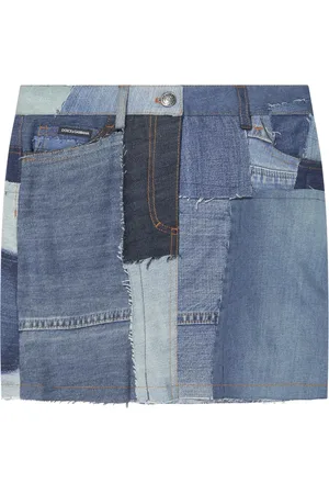 Dolce & Gabbana Girls Denim Skirt in