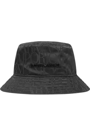 Emporio Armani Hats & Caps, male, , L, Boys Logo Bucket Hat in Navy