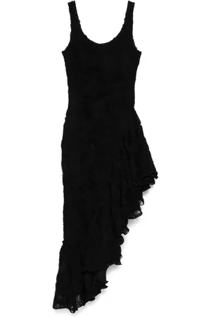 ROTATE Party Dresses, female, , S, Floral Mesh Mini Dress with Embroidery