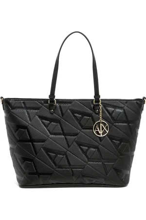Armani Exchange Tote Bags, female, , ONE SIZE, Logo Tote Bag with Adjustable Strap