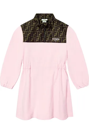 Fendi Dresses, female, , 10 Y, Chic FF Logo Dress