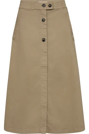 Mos Mosh Midi Skirts, female, , XS, A-line Midi Skirt Sesame