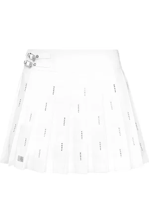 Philipp Plein Elegant Black Skirt with Lace Detail