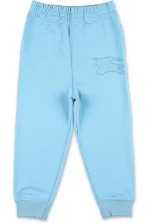 Burberry Sweatpants, male, , 10 Y, Sea Jogging Trousers