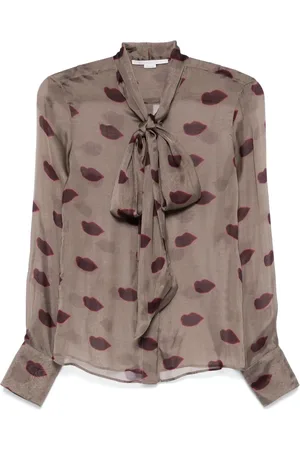 Stella McCartney Blouses, female, , XS, Printed Blouse
