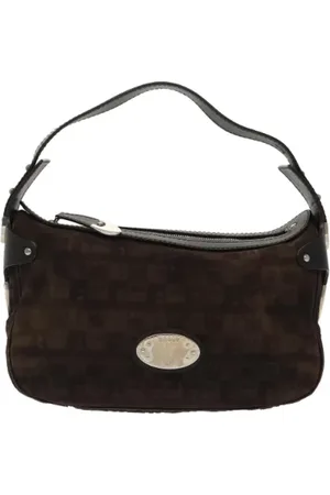 Bally Pre-owned Handbags, female, , ONE SIZE, Pre-owned Suede shoulder-bags