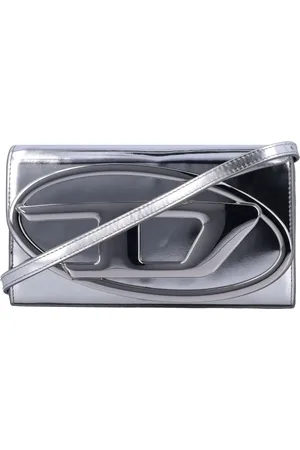 Diesel Silver Handbag with Wallet Strap