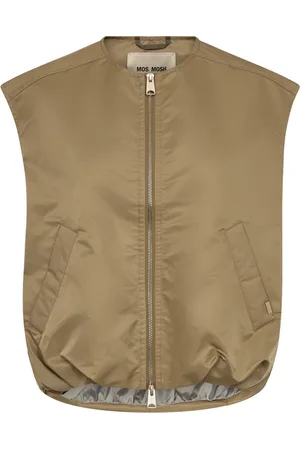 Mos Mosh Bubble Effect Vest Jacket Sesame