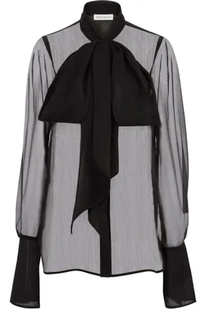 Nina Ricci Shirts, female, , XS, Silk Bow Collar Blouse