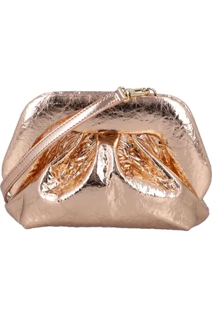 THEMOIRÈ Clutches, female, , ONE SIZE, Rose Gold Pineapple Clutch Handbag