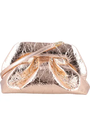 THEMOIRÈ Clutches, female, , ONE SIZE, Rose Gold Pineapple Clutch Handbag