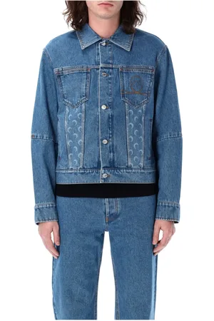 Marine Serre Moon Laser Denim Trucker Jacket