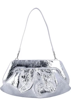 THEMOIRÈ Shoulder Bags, female, , ONE SIZE, Silver Handbag with Pineapple Clutch