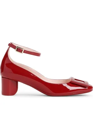 Roger Vivier Pumps, female, , 7 UK, Leather Pumps Elegant Statement Heels
