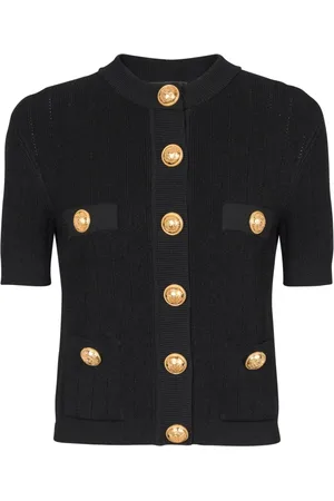 Balmain Cardigans, female, , S, 4-pocket knitted cardigan