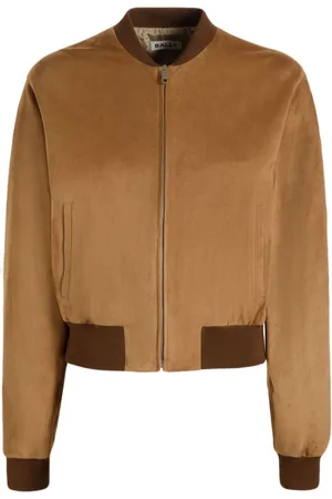 Bally Bomber Jackets, female, , 2XS, Zip Front Jacket with Ribbed Cuffs