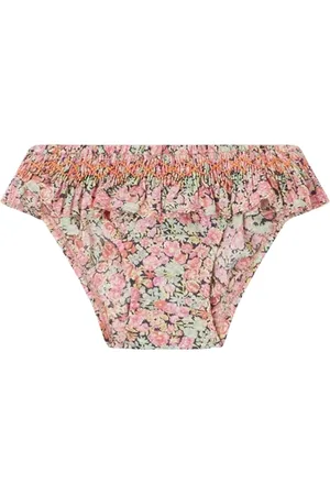 BONPOINT Floral Swim Briefs with Ruffle Frill