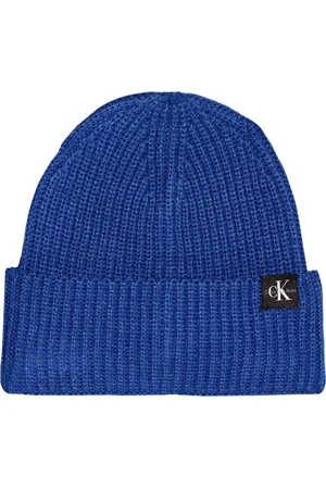 Calvin Klein Monogram Rib Beanie Hat in