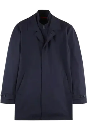 FAY Single-Breasted Coats, male, , XL, Morning Coat Raincoat
