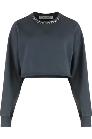 Golden Goose Cotton Sweatshirt with Crystal Embroidery