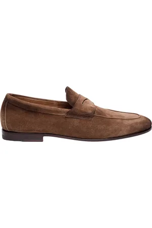 santoni Suede Business Shoes