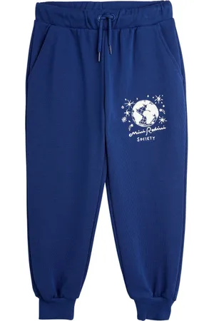 Mini Rodini Sweatpants, unisex, , 9 M, Embroidered Joggers in