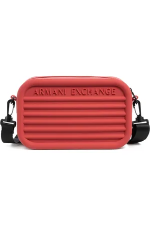 Armani Exchange Cross Body Bags, male, , ONE SIZE, Plain Crossbody Bag with Adjustable Strap