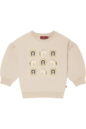Aigner Girls Bag Print Logo Sweatshirt