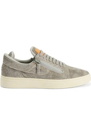 Giuseppe Zanotti Denim Print Lace-Up Sneaker