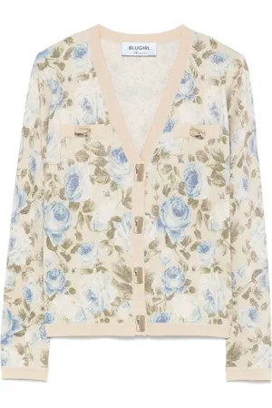 Blugirl Cardigans, female, , 2XL, Pink and Gold Jumper