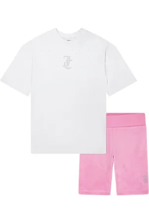 Juicy Couture Sets, male, , 8 Y, Velour Cycling Short Set