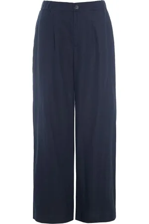 Bitte Kai Rand Straight Trousers, female, , S, Dark Midnight Linen Trousers Loose Fit