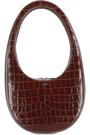 COPERNI Handbags, female, , ONE SIZE, Leather Handbag with Python Effect
