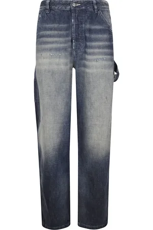 Diesel Loose-fit Jeans, male, , W29, High-waisted Wide-leg Jeans with Pockets