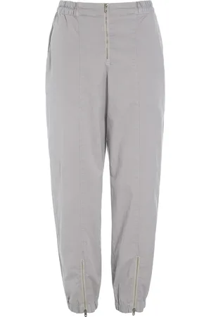 Bitte Kai Rand Straight Trousers, female, , XL, Casual Zipper Detail Grey Trousers