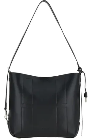 Hogan Shoulder Bags, female, , ONE SIZE, Leather Hobo Shoulder Bag
