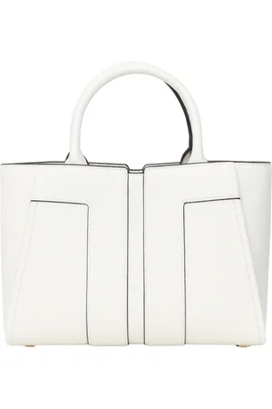 Elisabetta Franchi Handbags, female, , ONE SIZE, Minimalist Ivory Shopper Bag