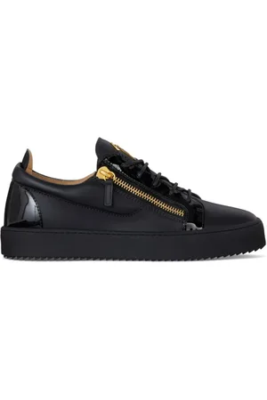 Giuseppe Zanotti Leather Low-Top Trainers with Side Zip