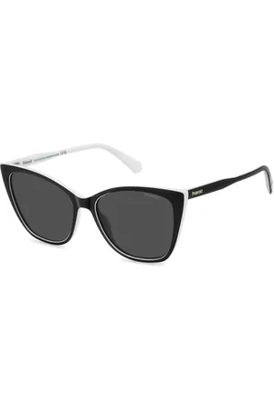 Polaroid Sunglasses, female, , 56 MM, White Grey Polarized Sunglasses
