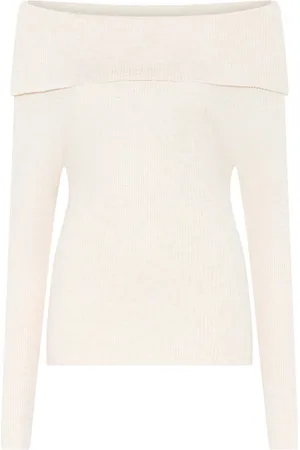Bruuns Bazaar Round-neck Knitwear, female, , M, Off-Shoulder Knit Jumper