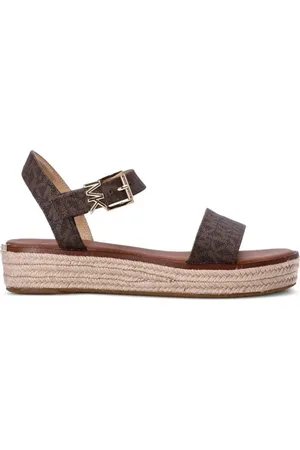 Michael Kors Flat Sandals, female, , 6 UK, Richie Logo Platform Espadrille Sandal