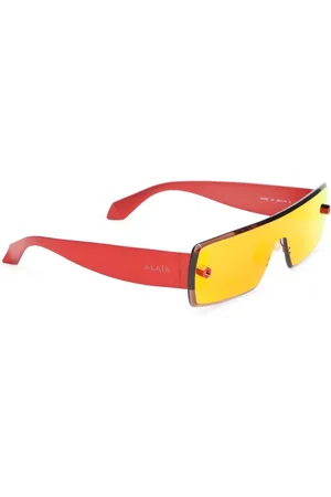 Alaïa Red Sunglasses for Women Stylish