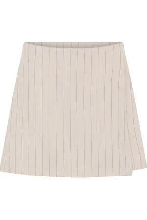 Bruuns Bazaar Short Skirts, female, , L, Striped Skirt Shorts