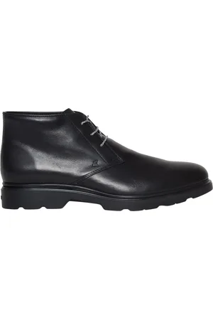 Hogan Leather Ankle Boots