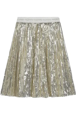Michael Kors Skirts, female, , 8 Y, Girls Sequin Long Skirt with Elastic Waist