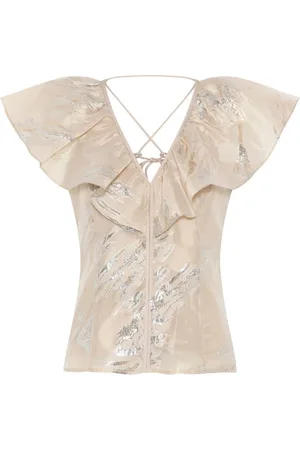 Bruuns Bazaar Blouses, female, , L, Dramatic Ruffle Top